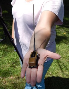 GPS transmitter backpack