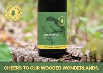 Bottle of Chateau Grand Traverse 