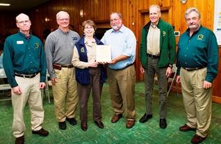 North Country Trail Hikers Chapter members at Partners in Conservation Awards presentation, Cedarville.
