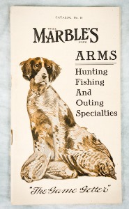 Marble Arms catalog, with hunting dog on cover, from 1915