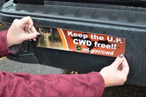 CWD bumper stickers