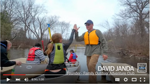 Still frame from David Janda video