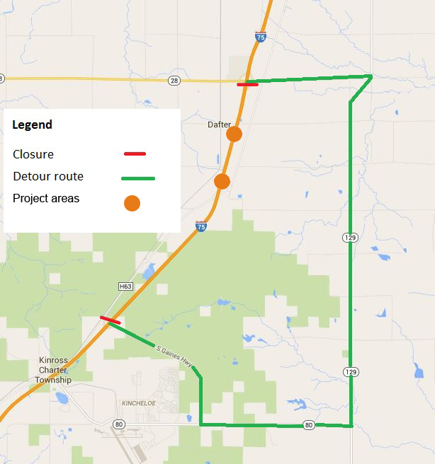 I-75 detour I-75 detour