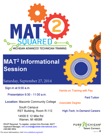 MAT2 information session