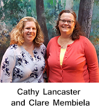 Cathy Lancaster and Clare Membiela