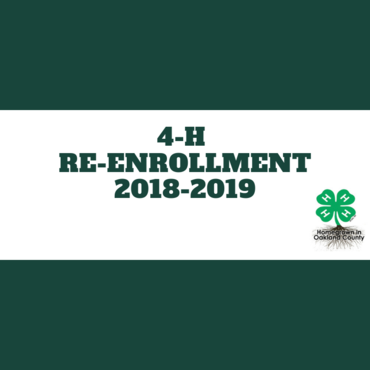 4-H Re-Enrollment Night