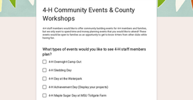 Community Events & County Workshops