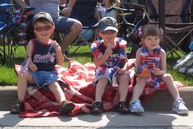 Kids at a Parade