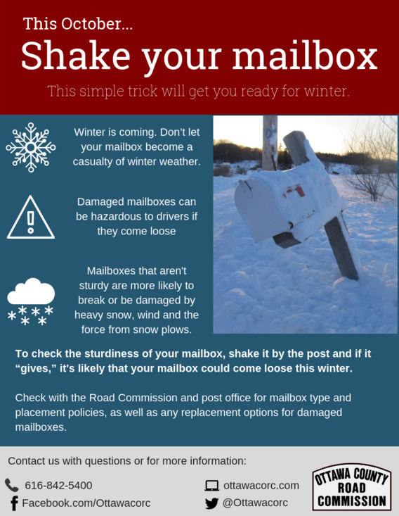 OCRC Shake your mailbox information
