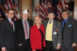 Secretary Johnson, Jason Allen with veterans