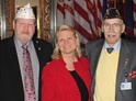 Ruth with veterans