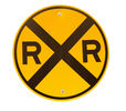 RR tracks sign