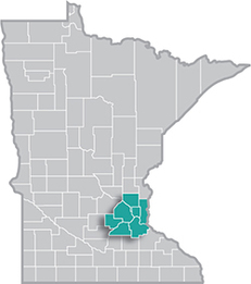 Twin Cities Regional Map