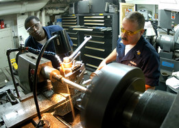 Men working in factory