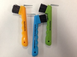 imprinted PCG boot brushes