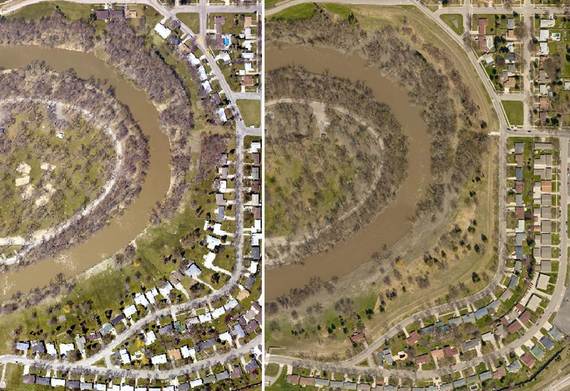 Moorhead Brookdale Area before & after
