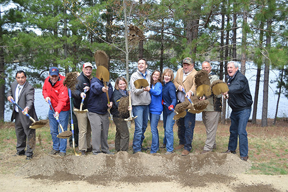 Lake Vermilion State Park groundbreaking