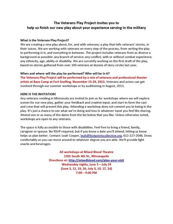 Veterans Play Project