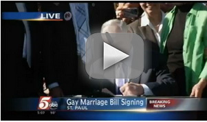 Video: live coverage of Governor Dayton signing Minnesota marriage equality bill