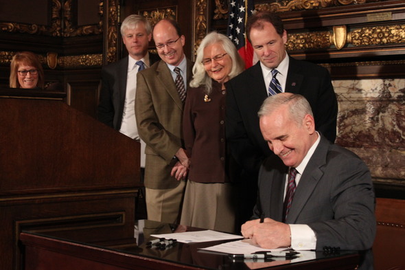 Governor Dayton signs historic E-12 funding bill