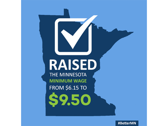 Raised the Minnesota Minimum Wage