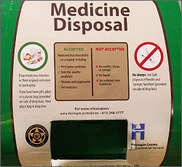Medicine Disposal Program