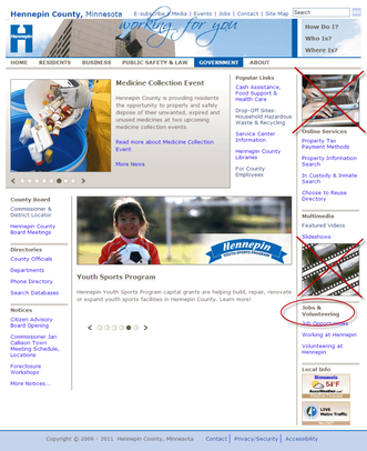 Home page before deploy