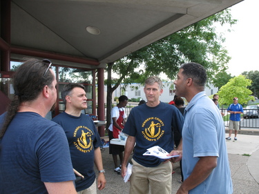 County Attorney staff at National Night Out 2011