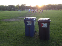 New recycling carts in Minneapolis parks