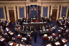 Inside view of the U.S. Senate