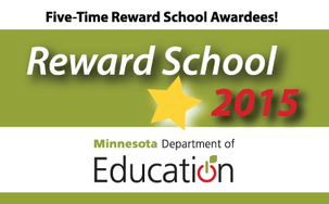 2015 Reward School logo: Five time winners!