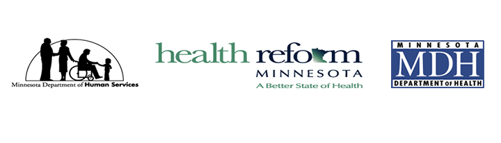 MN Health Reform - DHS - MDH logos