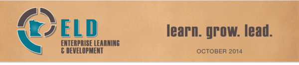 ELD logo with tagline learn.grow.lead. Oct 2014