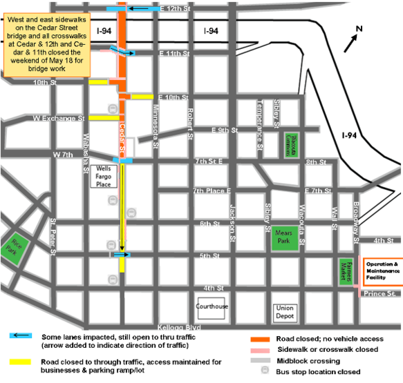 Downtown Map