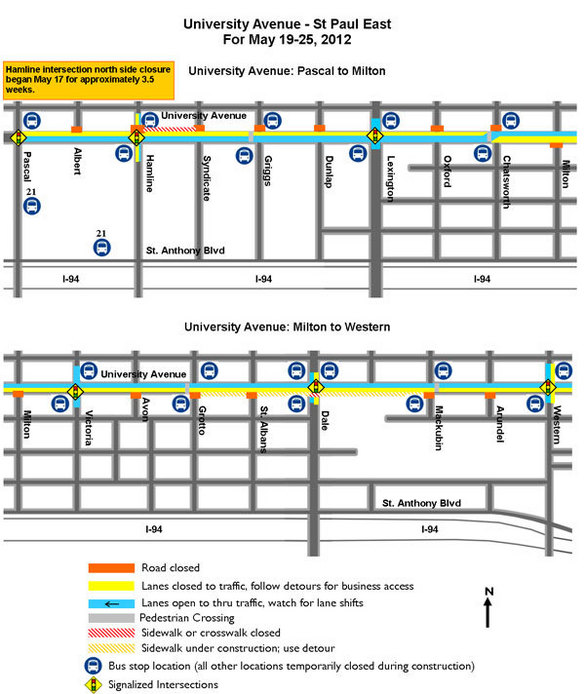 Map for Pascal to Milton