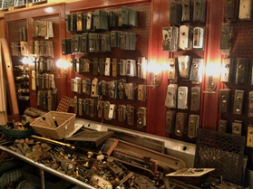 Photo of door knobs at Art and Architecture