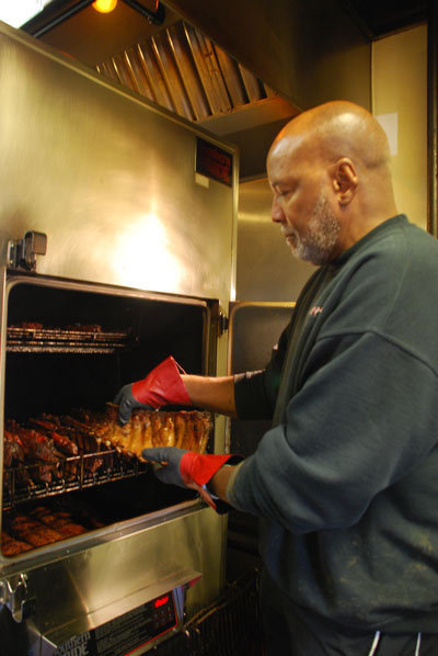 Bob Edmond and barbeque