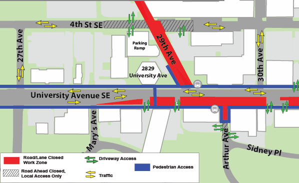 29th Avenue Minneapolis Construction