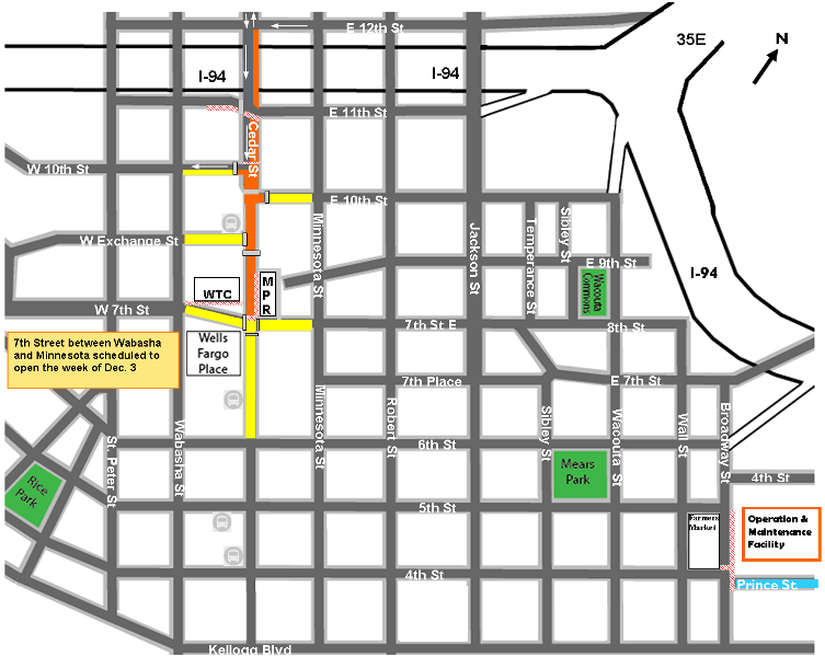 Construction Update Map