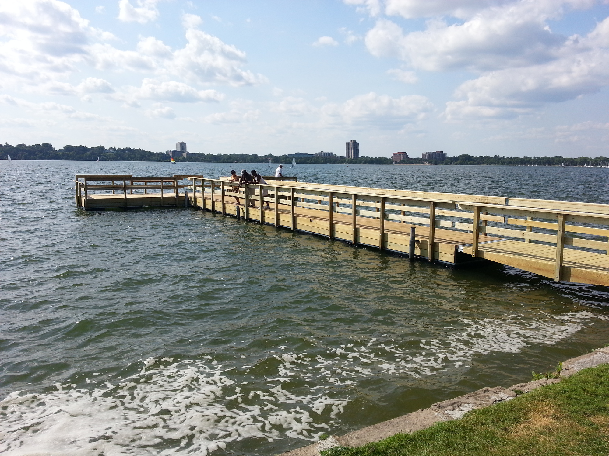 New Fishing Pier Installed on Lake Calhoun