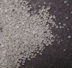 Frac sand is perfectly round