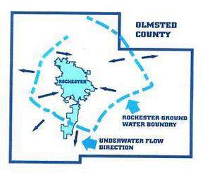 Rochester groundwater boundary