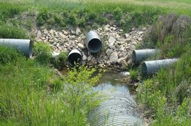 Drainage systems in Sac County, Iowa