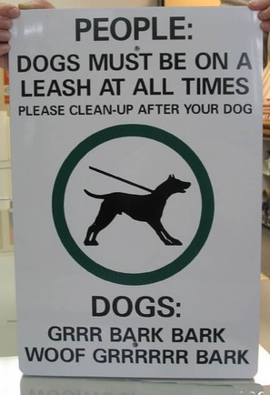Clean Up sign
