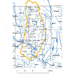 lower grand watershed map