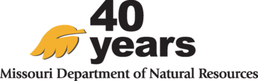 MissouriDNR 40th anniversary logo
