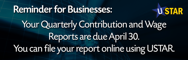 Reminder File Your Quarterly Contribution And Wage Reports By April 30