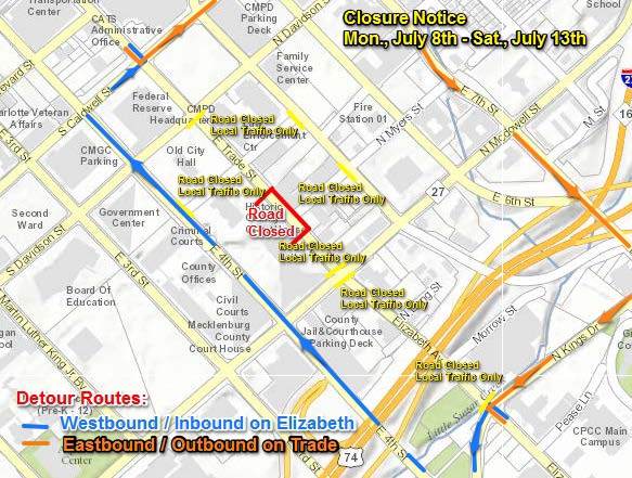 McDowell - Davidson Closure Map