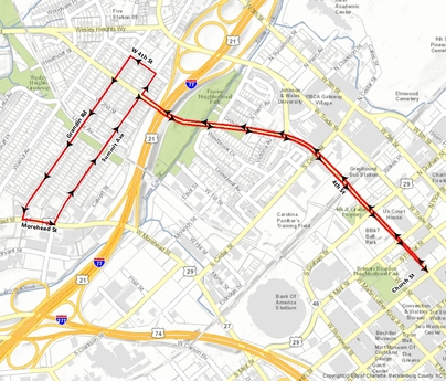 Route for Race to the Taste