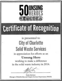 2014 SWANA 50 Unsung Heroes